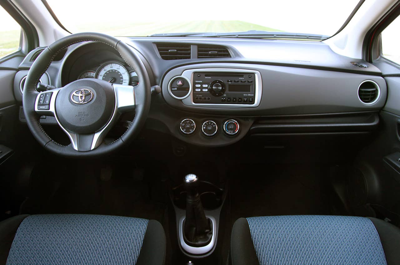 2012 Toyota Yaris SE interior