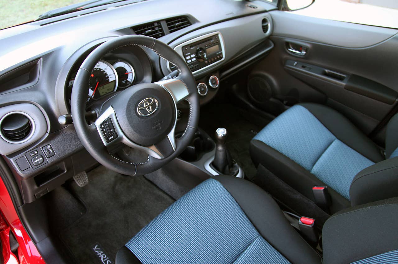 2012 Toyota Yaris SE interior