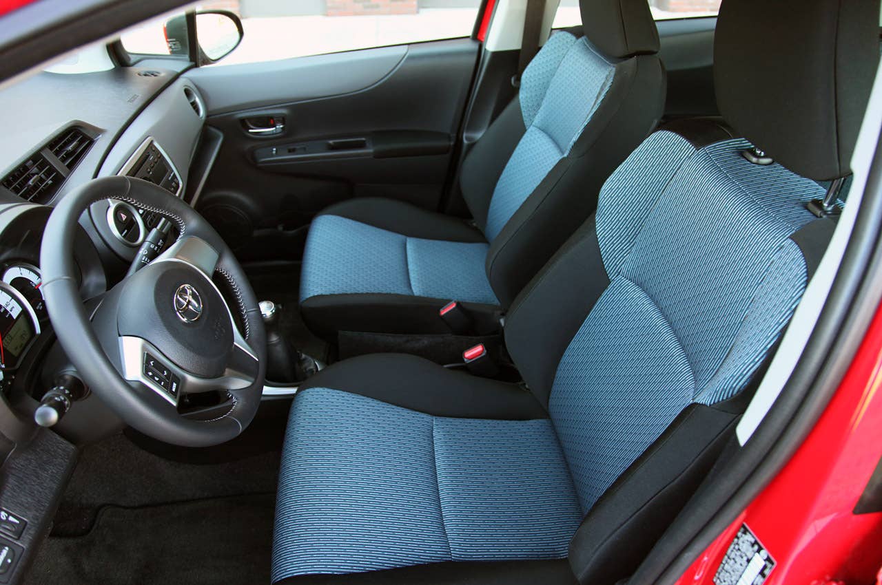 2012 Toyota Yaris SE front seats
