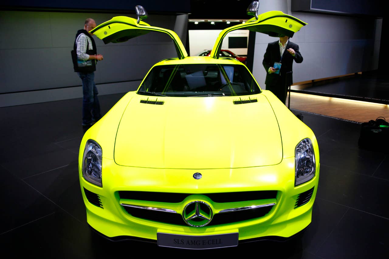 Mercedes-Benz SLS AMG E-Cell front