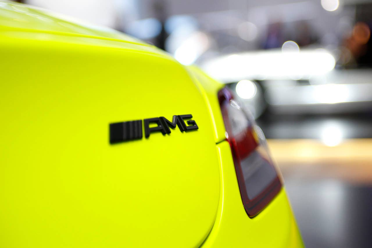 Mercedes-Benz SLS AMG E-Cell badge