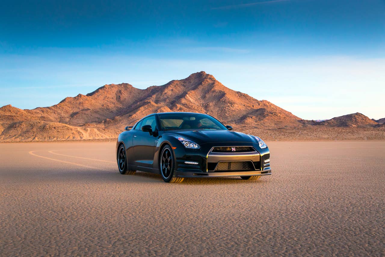 2014 Nissan GT-R Track Edition front 3/4