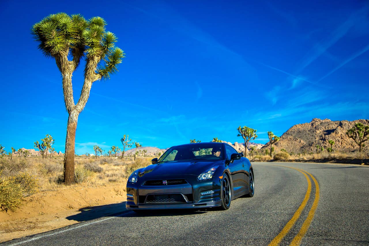 2014 Nissan GT-R Track Edition front 3/4