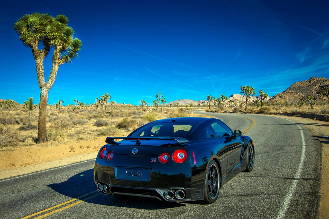 2014 Nissan GT-R Track Edition rear 3/4