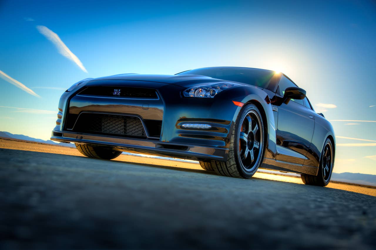 2014 Nissan GT-R Track Edition front 3/4