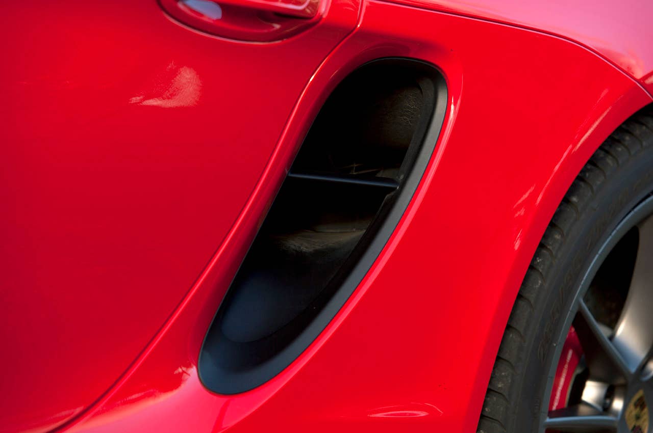2014 Porsche Cayman S side intake