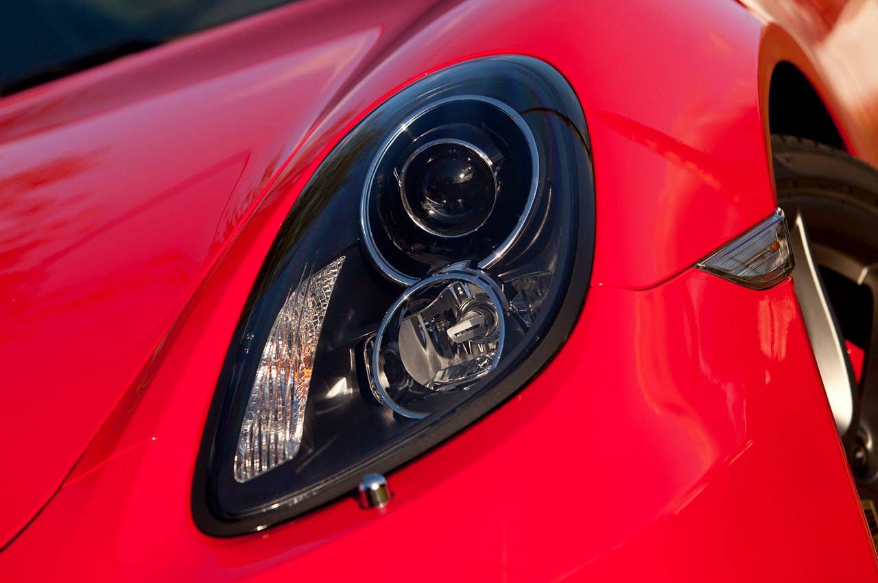 2014 Porsche Cayman S headlight