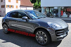 Porsche Macan spy shot