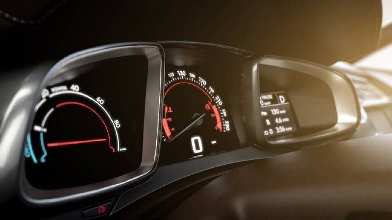 Citroen DS5 gauges