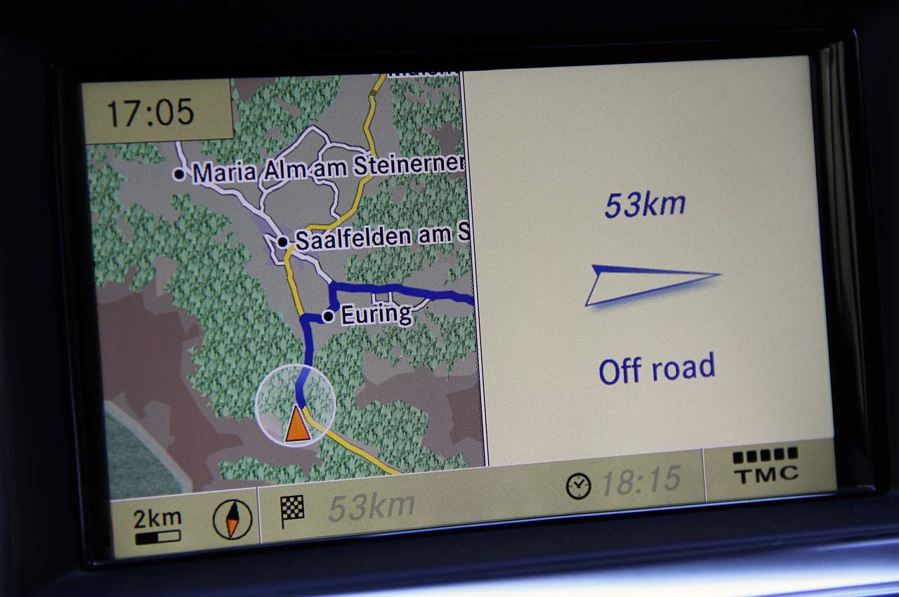 2012 Mercedes ML350 BlueTEC navigation system
