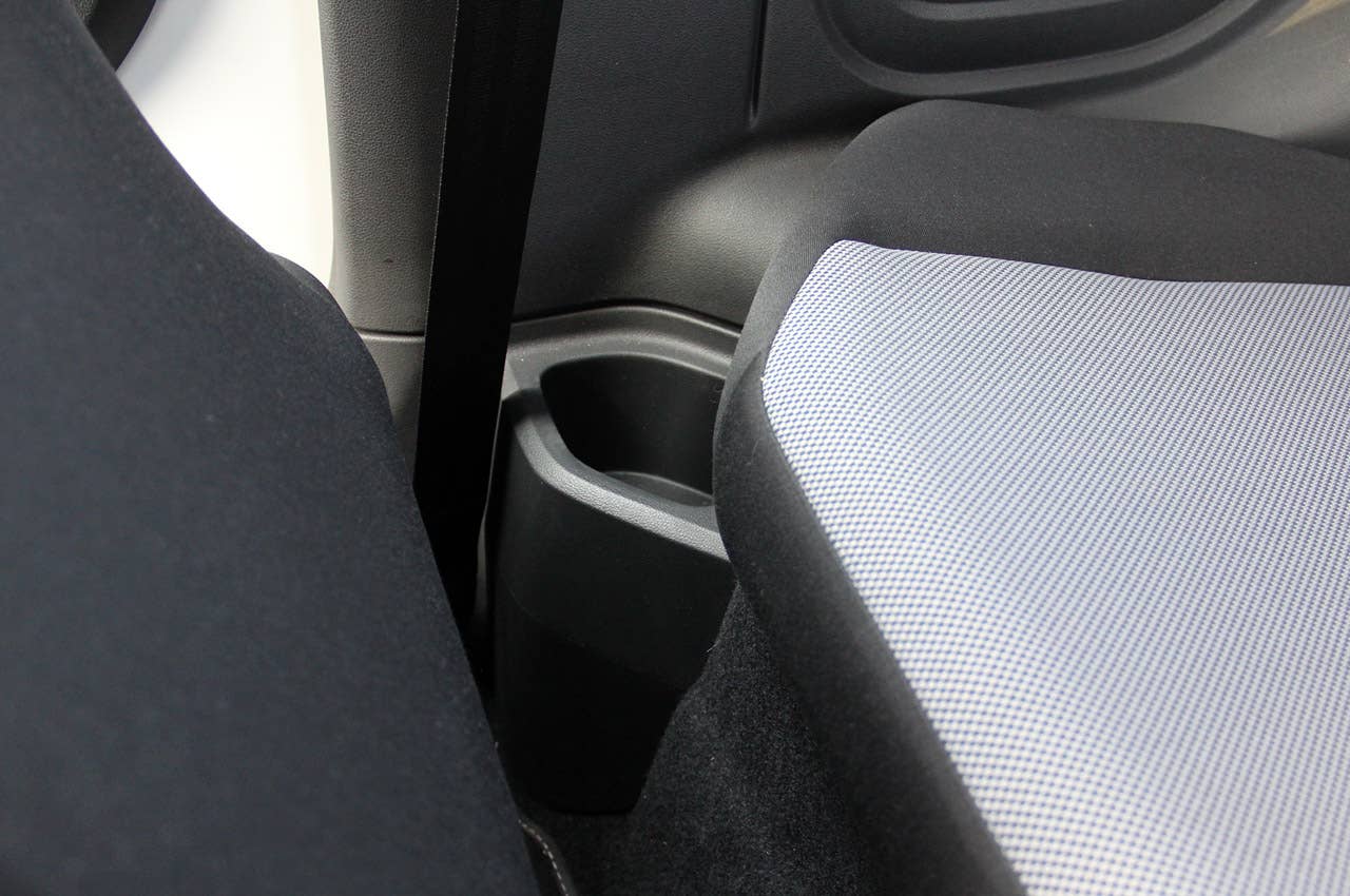 2012 Volkswagen Up! rear seat cup holder