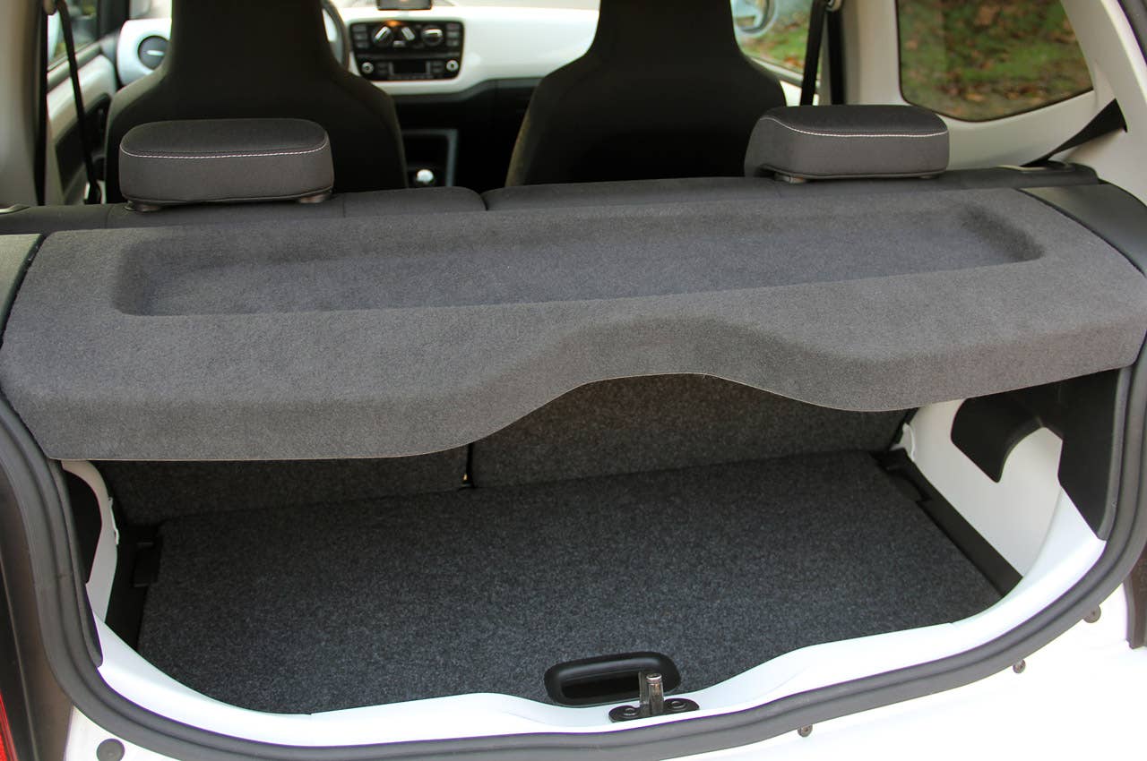 2012 Volkswagen Up! rear cargo area