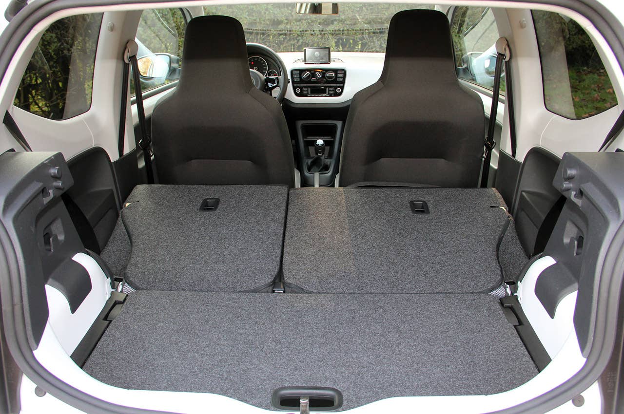 2012 Volkswagen Up! rear cargo area