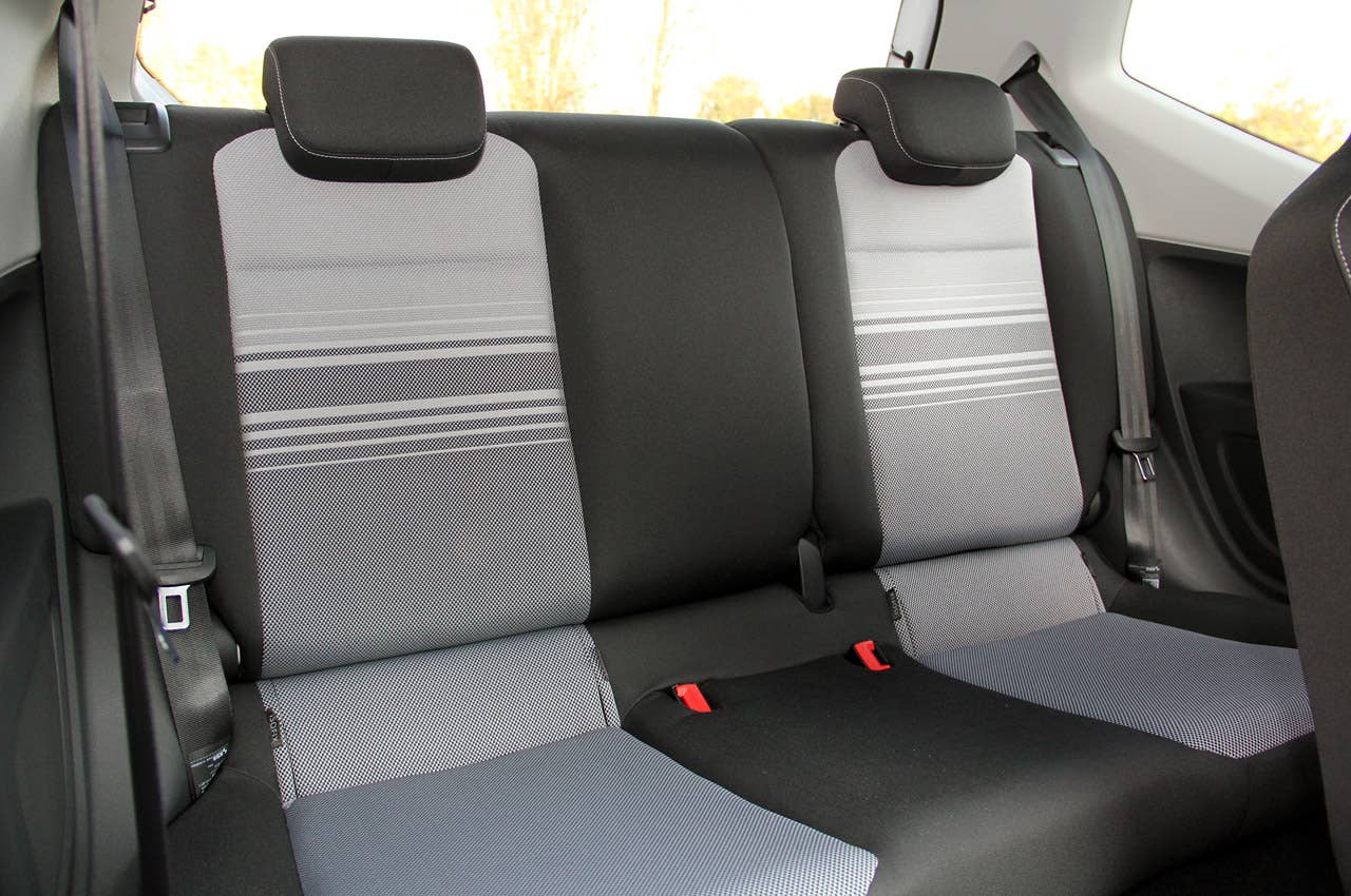 2012 Volkswagen Up! rear seats