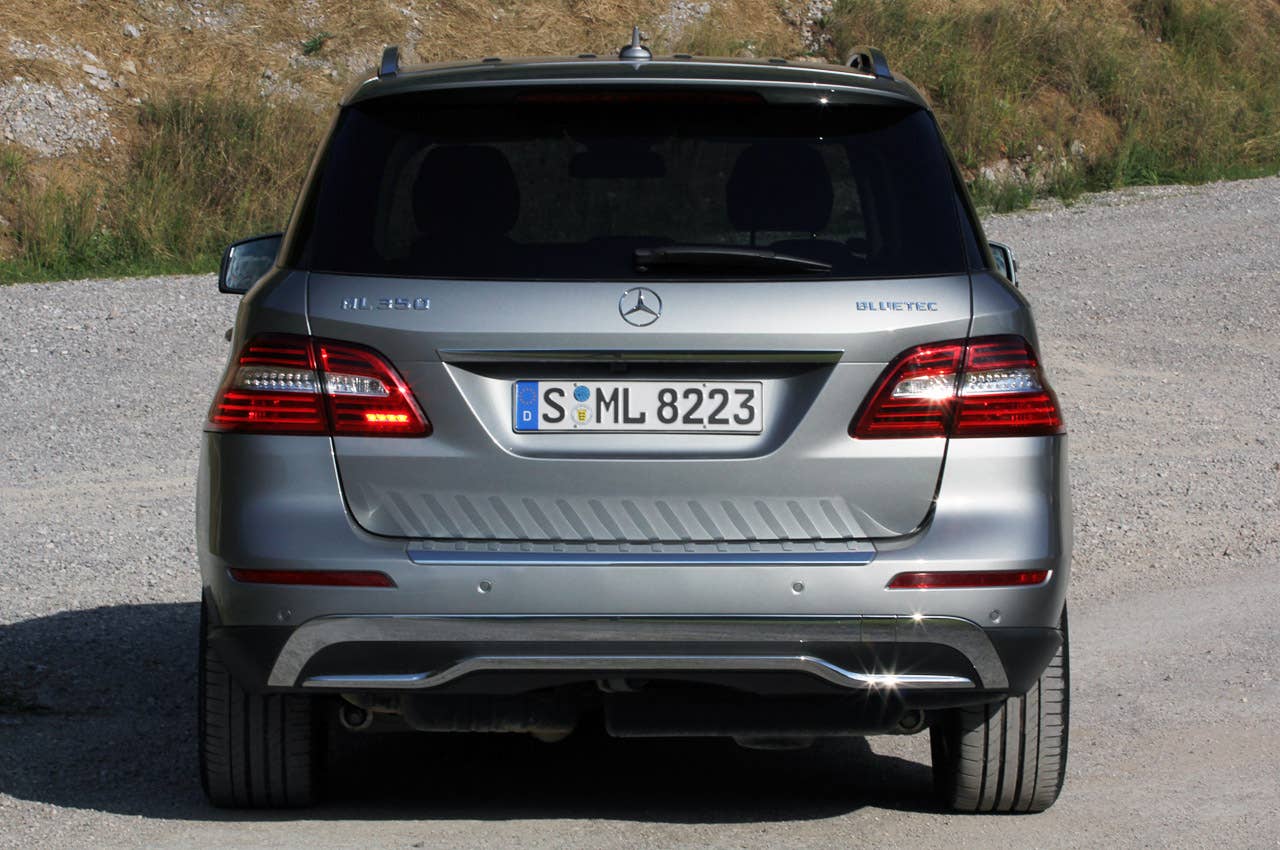 2012 Mercedes ML350 BlueTEC rear view