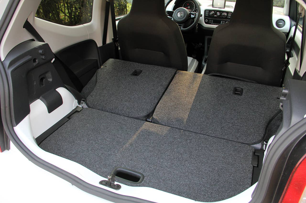 2012 Volkswagen Up! rear cargo area