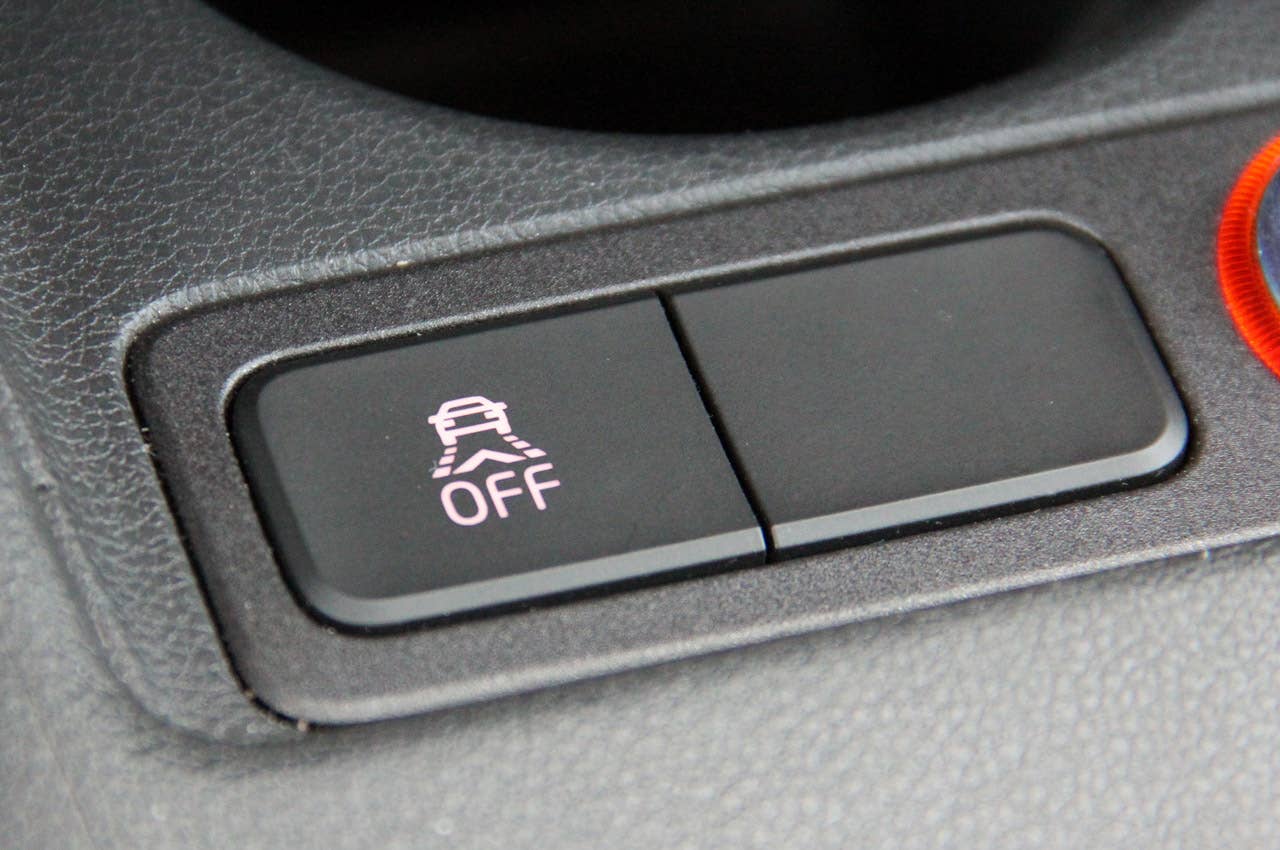2012 Volkswagen Up! traction control button
