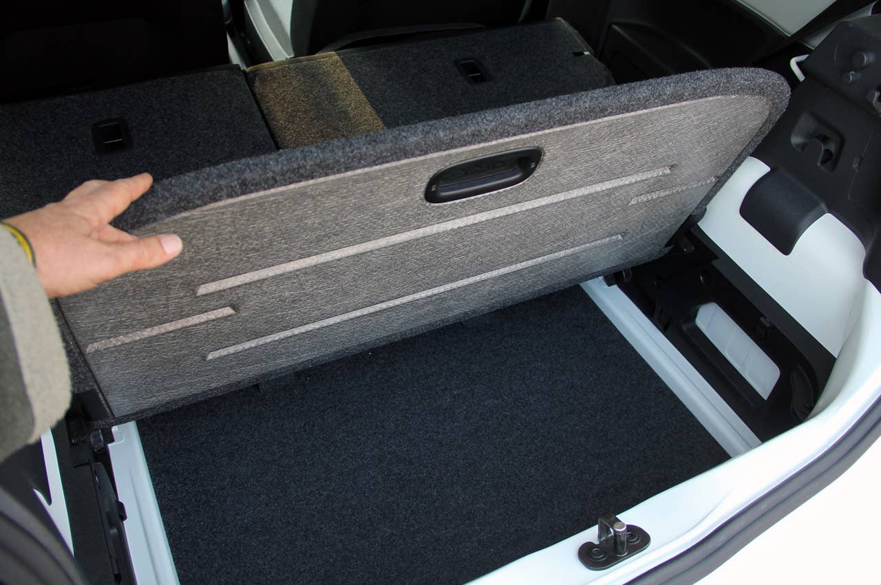 2012 Volkswagen Up! rear cargo area