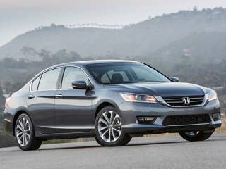 Sticker price: $21,680 to $33,430 Invoice: $19,849 to $30,567 Fuel economy: 24 city/34 highway   Fads like the minivan have come and gone throughout the history of the auto industry. The sedan has been a constant.  And right now, there aren’t many better than the Accord, which has been at or near the top of its class for the better part of two decades. There aren’t many more reliable cars. There aren’t many more that get 34 miles per gallon on the highway.  What’s new in the latest version is a sportier drive. We really like the responsive, agile driving dynamics now offered. A backup rear-view camera also comes standard.