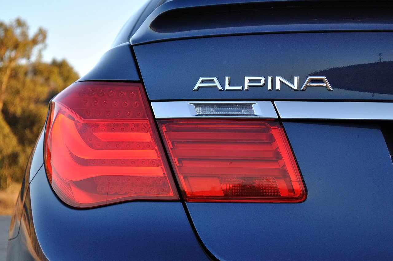 2011 BMW Alpina B7 taillight