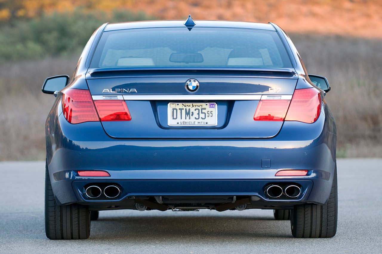 2011 BMW Alpina B7 rear view