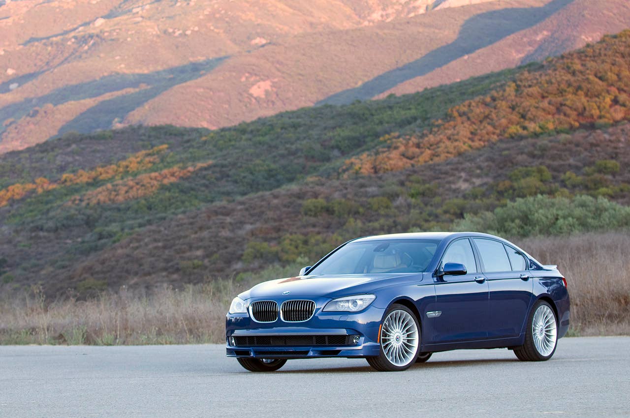 2011 BMW Alpina B7 front 3/4 view