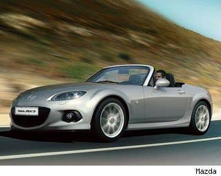 MSRP: $23,720 - $29,250 Invoice: $22,424 - $27,648 Fuel Economy: 22 mpg city, 28 mpg highway Small, lightweight, balanced and incredibly agile, theMazda MX-5 Miata is undoubtedly one of the best-driving cars on the road. A summertime drive along a windy road with the top down in this car is sure to cure any trace of the blues. Research the Mazda MX-5 Miata Mazda MX-5 Miata Photos & Information Mazda MX-5 Miata Best Deals Mazda MX-5 Miata Local Dealer Price Quote
