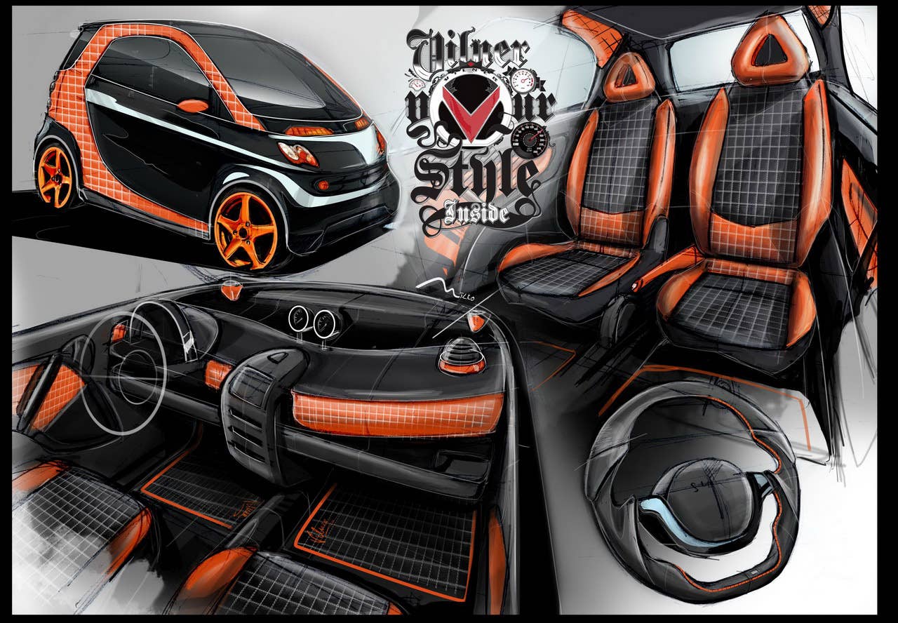 2011 Vilner Smart fortwo interior