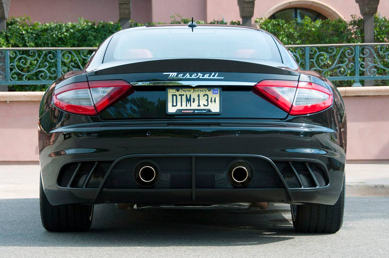 2012 Maserati GranTurismo MC rear view