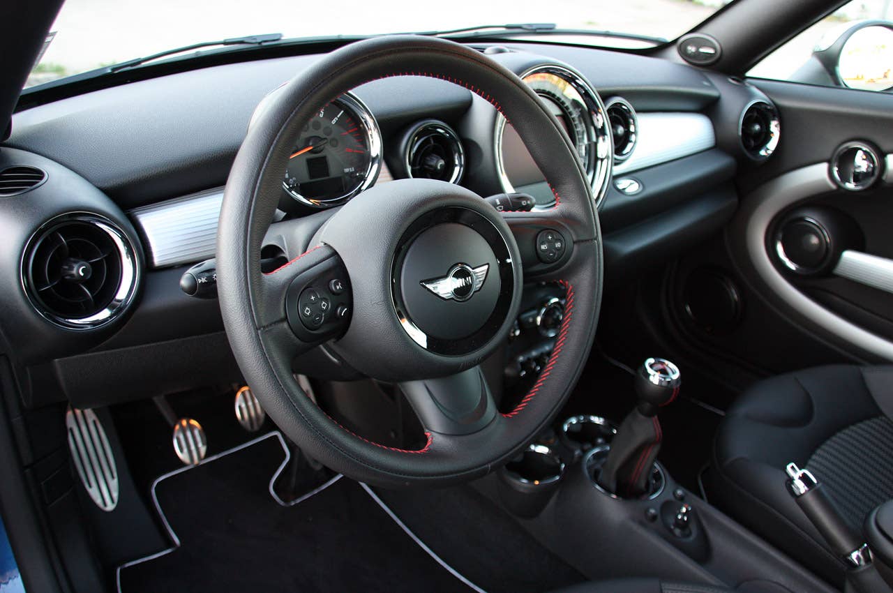 2012 Mini John Cooper Works Coupe steering wheel