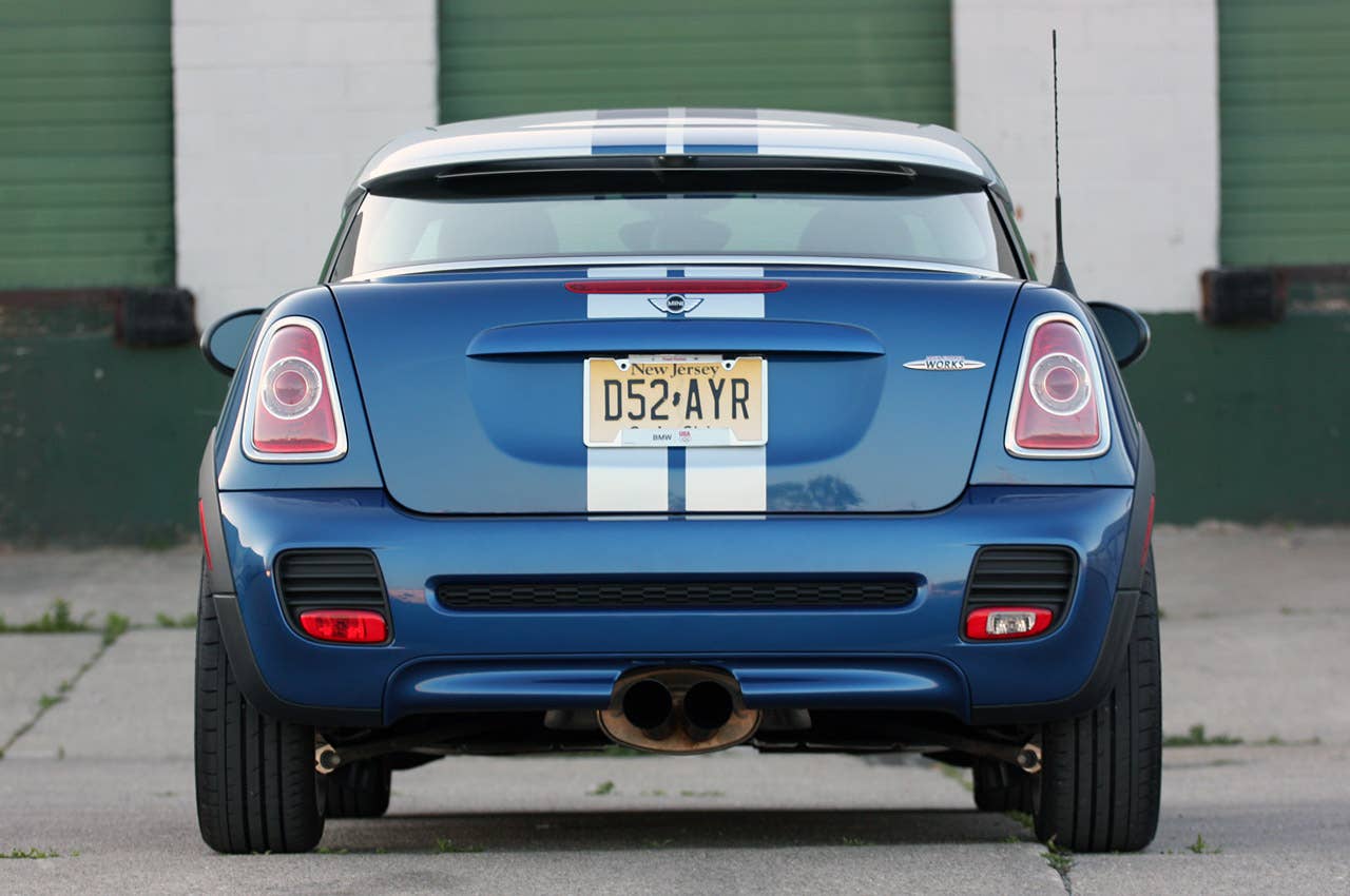 2012 Mini John Cooper Works Coupe rear view