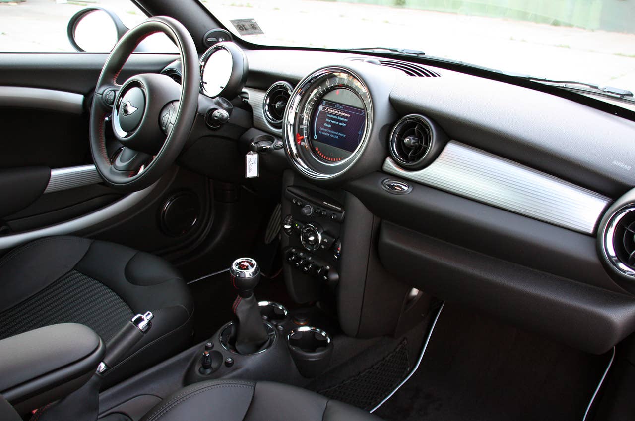 2012 Mini John Cooper Works Coupe interior