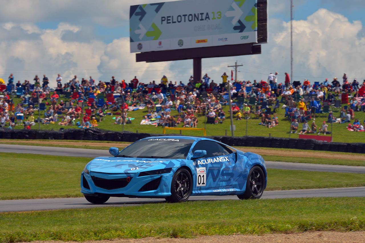 The Acura NSX Prototype makes its public running debut at Mid-Ohio in Lexington, Ohio.