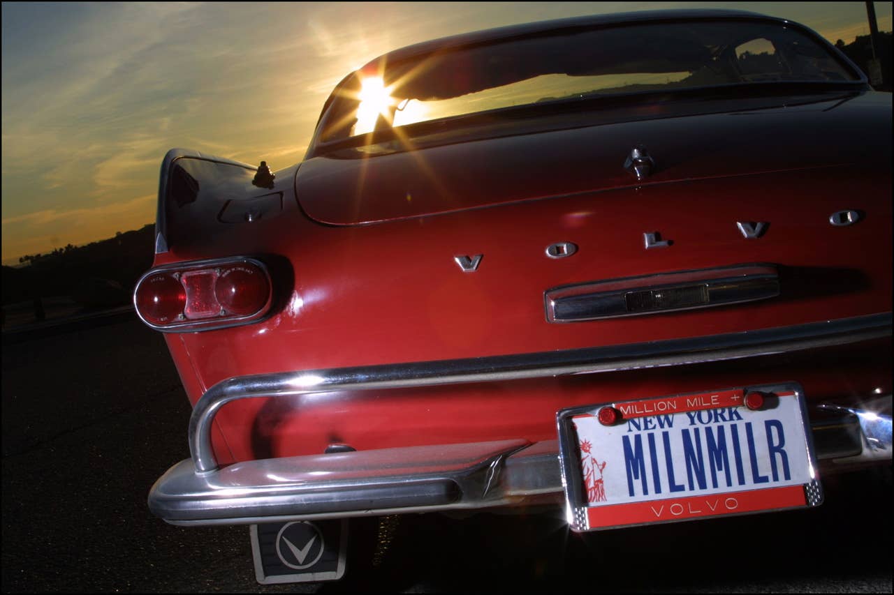 Irv Gordon has the "Highest Car Mileage". It's a 1966 Volvo P-1800. He is in the Guinness Book of Records. Photographer: Thomas Engstrom Los Angeles 310-344-4443. thomasengstrom.com