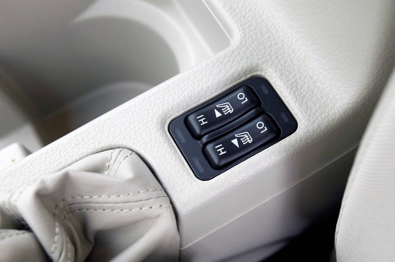 2012 Subaru Impreza seat heater controls