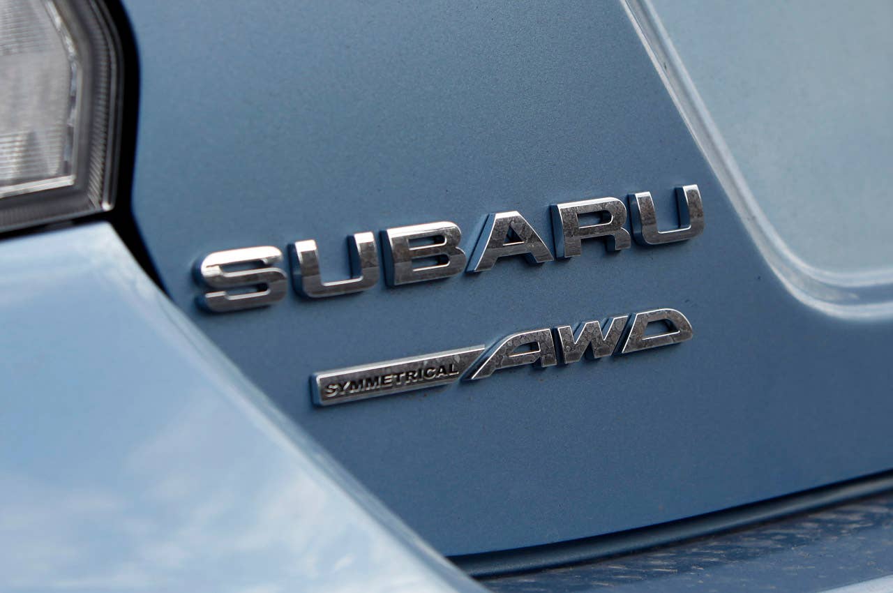 2012 Subaru Impreza badge