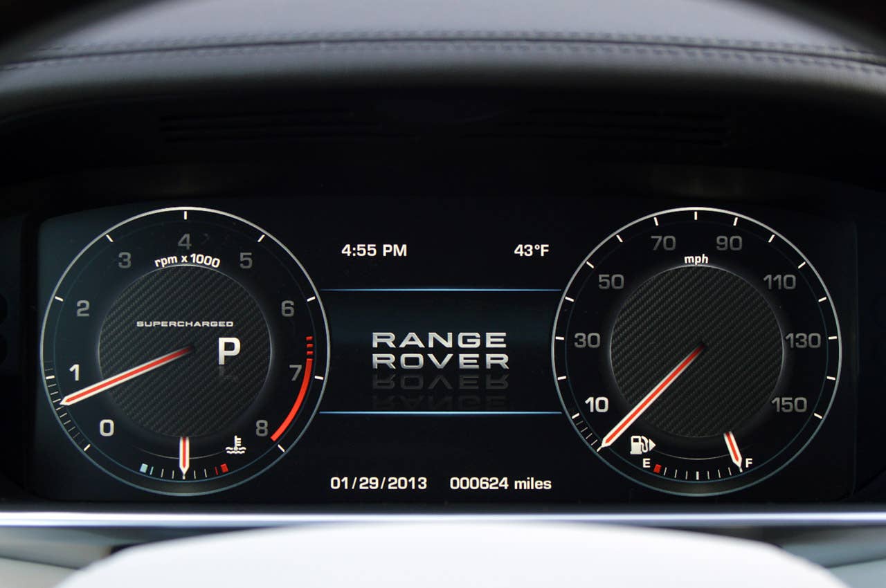 2013 Land Rover Range Rover gauges