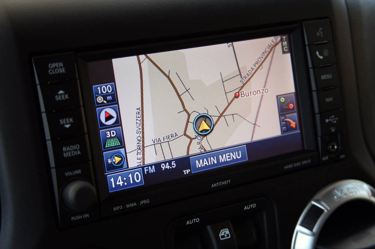 2011 Jeep Wrangler Unlimited 2.8 CRD navigation system