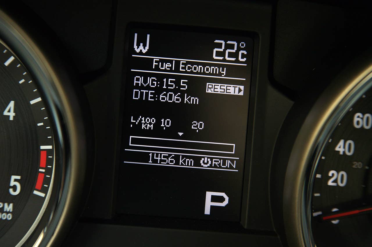 2011 Jeep Grand Cherokee 3.0 CRD gauges