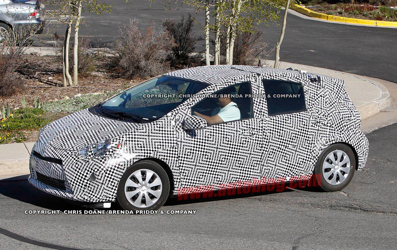 Toyota Prius C: Spy Shots