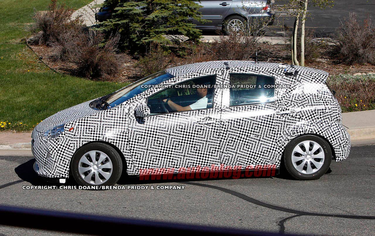 Toyota Prius C: Spy Shots