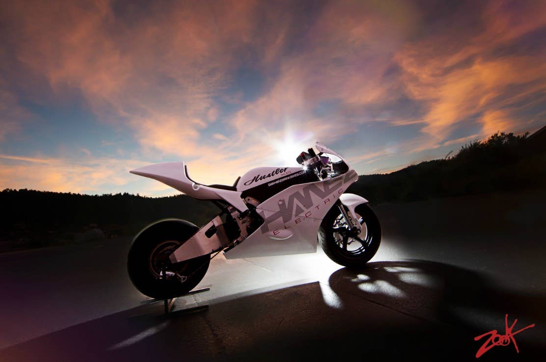 Dan Hanebrink's Hustler X5 electric sportsbike