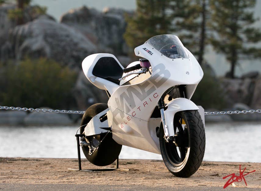 Dan Hanebrink's Hustler X5 electric sportsbike