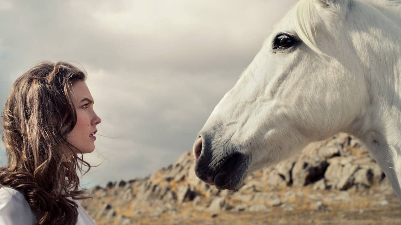 Karlie Koss with a horse