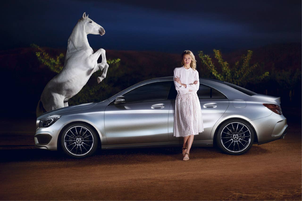 Mercedes-Benz CLA with Karlie Koss