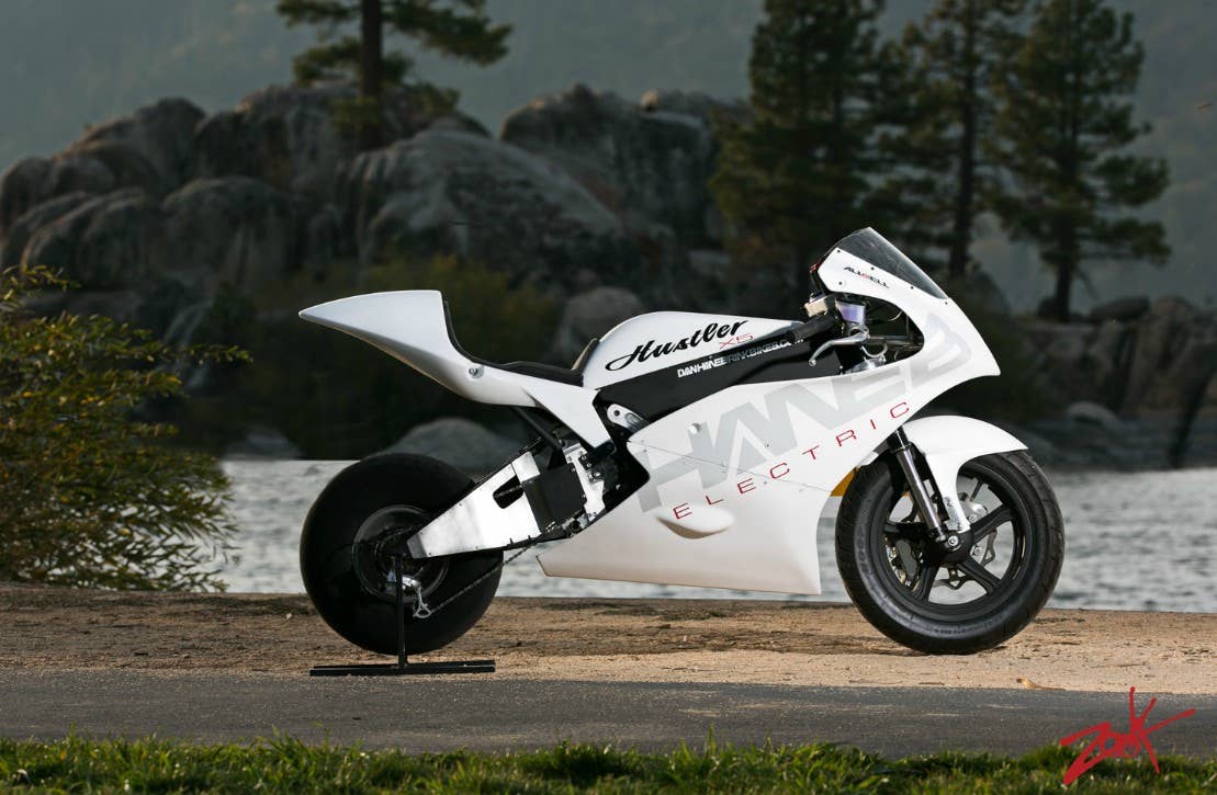 Dan Hanebrink's Hustler X5 electric sportsbike
