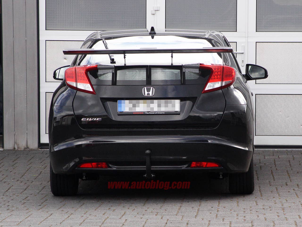 Civic Type R Spy Shots rear