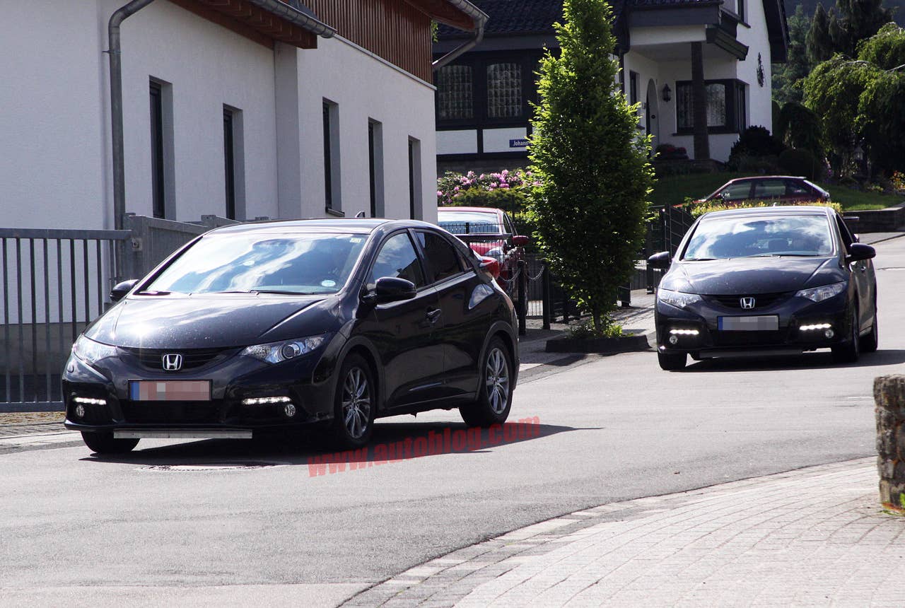 Civic Type R Spy Shots on the street