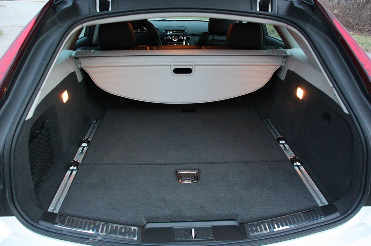 2011 Cadillac CTS-V Sport Wagon rear cargo area