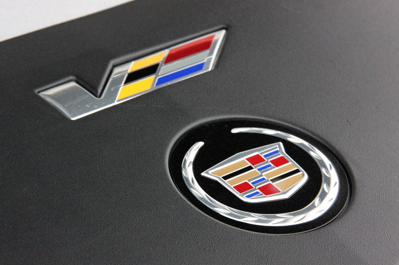 2011 Cadillac CTS-V Sport Wagon engine detail